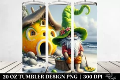Gnome Beach Wear Yellow Passion Fruit | 20 Oz Tumbler Product Image 2