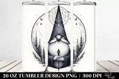 Simple Gothic Gnome Watercolor Tumbler Product Image 2