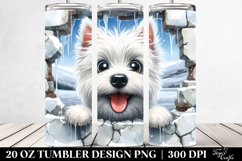 Cute Crazy Looking West Highland White Terrier | 20 Oz Product Image 2