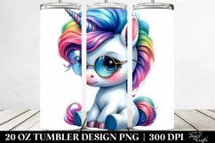 Cute Funny Baby Unicorn Clipart Product Image 2