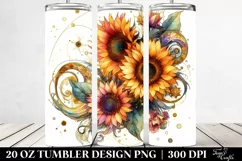 Colorful Sunflower Tumbler Product Image 2