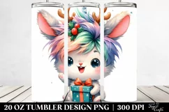 Enthusiastic Rabbit with Crazy Haircut PNG Product Image 2