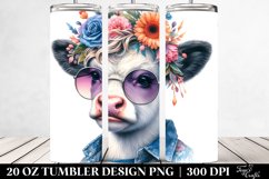 Cute Baby Cow Tumbler Product Image 2