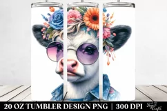 Cute Baby Cow Tumbler Product Image 2