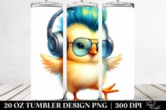 Cute Baby Chicken Dancing 20 Oz Tumbler Product Image 2