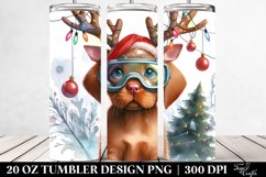 Expressive Vizsla with Paint-like Colors PNG Product Image 2