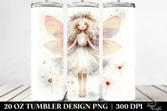 Washed Whimsical Fairy | 20 oz Tumbler Product Image 2