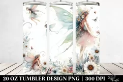 Washed Whimsical Fairy | 20 oz Tumbler Product Image 2