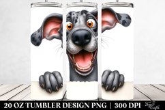 Cute Crazy Looking Great Dane | 20 Oz Tumbler Product Image 2