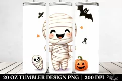 Simple Funny Haloween Clipart 20 Oz Tumbler Product Image 2