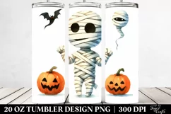 Simple Funny Haloween Clipart 20 Oz Tumbler Product Image 2