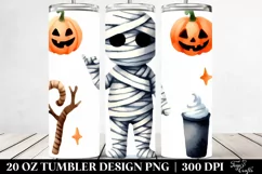 Simple Funny Haloween Clipart 20 Oz Tumbler Product Image 2
