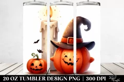 Simple Funny Haloween Clipart 20 Oz Tumbler Product Image 2