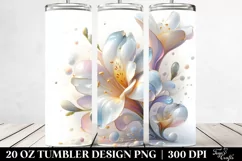 Glossy Freesia 20 Oz Tumbler Product Image 2