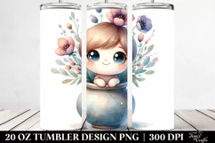 Cute Smiling in Vase | 20 Oz Tumbler Product Image 2