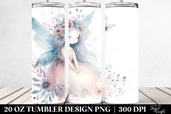Whimsical Fairy Washed Watercolor 20 oz Tumbler Product Image 2