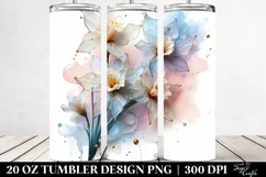 Pastel Narcissus, Abstract 20 Oz Tumbler Product Image 2