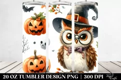 Simple Funny Owl Clipart 20 Oz Tumbler Product Image 2