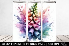 Glossy Foxglove Clipart, Transparent 20 Oz Tumbler Product Image 2