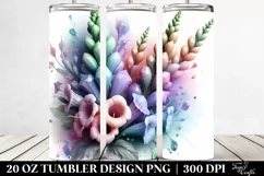 Pastel Glossy Foxglove 20 Oz Tumbler Product Image 2