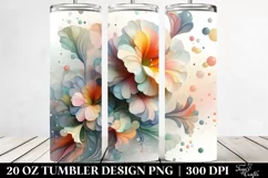 Pastel Narcissus, Abstract 20 Oz Tumbler Product Image 2