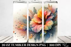 Pastel Narcissus, Abstract 20 Oz Tumbler Product Image 2