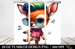 Cute Baby Deer Dancing | 20 oz Tumbler Product Image 2