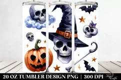 Simple Skull Clipart 20 Oz Tumbler Product Image 2