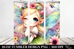 Colorful Winking Fairy | 20 Oz Tumbler Product Image 2