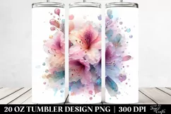 Shiny Rhododendron Diamonds | 20 oz Tumbler Product Image 2