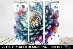 Glossy Chrysanthemum Art | 20 Oz Tumbler Product Image 2