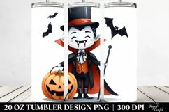 Simple Funny Vampire Clipart 20 Oz Tumbler Product Image 2