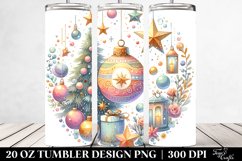 Colorful Pastel Christmas Clipart Product Image 2