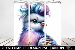 Vibrant Baby Dove Model|20 oz Tumbler Product Image 2