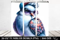 Vibrant Baby Dove Model|20 oz Tumbler Product Image 2