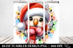 Cute Baby Parrot with Santa Hat Clipart Product Image 2