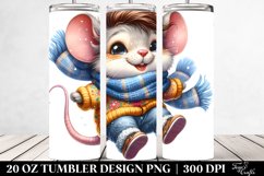Cool Baby Mouse Jumping | 20 oz Tumbler Product Image 2