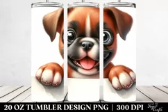 Baby Boxer Funny Watercolor PNG Product Image 2