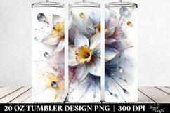 Colorful Abstract Narcissus | 20 oz Tumbler Product Image 2