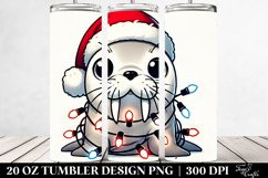 Cute Baby Walrus in Lights Clipart Product Image 2