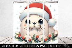 Cute Baby Walrus in Lights Clipart Product Image 2