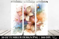 Abstract Wooden Stained Azalea, Transparent 20 Oz Tumbler Product Image 2