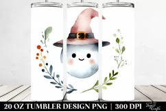 Funny Whimsical Witch Watercolor Tumbler Product Image 2