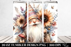 Excited Gnome Watercolor Tumbler Product Image 2