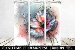 Shiny Poppy Art | 20 oz Tumbler Product Image 2