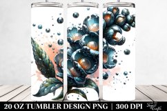 20 Oz Tumbler Sublimation | Glossy Snapdragon with Metallic Product Image 2
