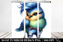 Cute Baby Bird Posing | 20 oz Tumbler Product Image 2