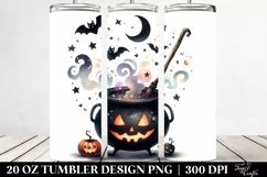 Simple Funny Cauldron Clipart 20 Oz Tumbler Product Image 2