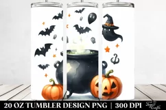 Simple Funny Cauldron Clipart 20 Oz Tumbler Product Image 2