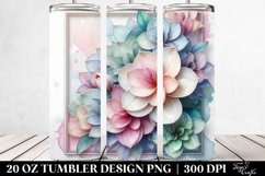Glossy Gardenia Art | 20 oz Tumbler Product Image 2
